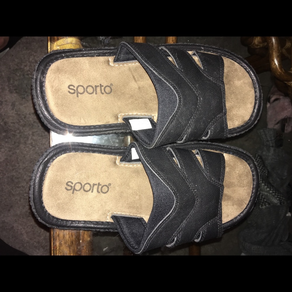 Sportos men’s slide sandals